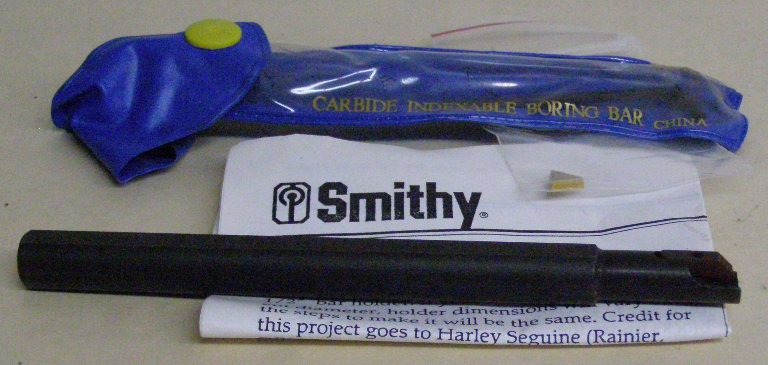 Smithy K99-120  Carbide Indexable Boring Bar (new old stock) K99-120